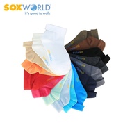 [SOXWORLD] 1pc Ladies Ankle Socks Fold Back Plain Socks Sox World 12-59041