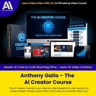 Video Course - Anthony Gallo - The Ai Creator Course |  Ai Make Video | Make Video With AI