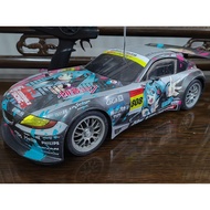 1/10 Tamiya RC Four-Wheel Drive Remote Control Car Hatsune Miku Racing Hatsune BMW z4 Pain Car Out o