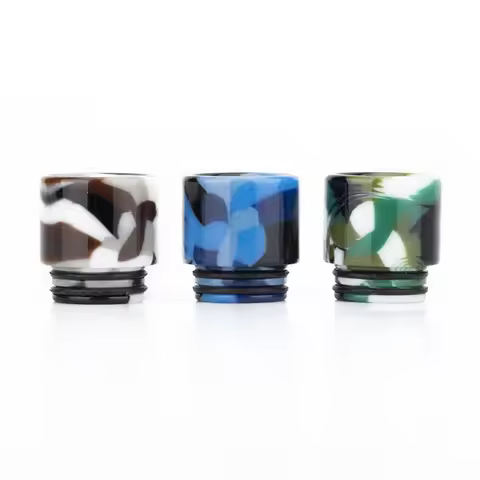 810 Drop mouth Long Drip Stainless Steel MTL 810 Mouthpiece Cover for Nozzle Pipette Dripper Straw J