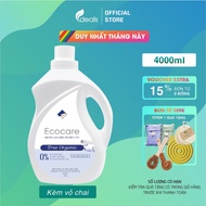 ECOCARE Organic Soap Table Cleaner 4000ml - Free 500ml bottle - Removes grease, safe for children