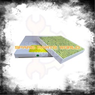 CABIN FILTER PERODUA VIVA 660,850,1.0 VIVA ELITE ALL MODEL (PM2.5)(3 LAYER) 17801-87111 (GREEN/BLACK