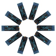 ACEIRMC 4pcs I2C Display Module 0.91 Inch I2C OLED Display Module I2C OLED Screen Driver DC 3.3V~5V 