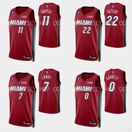 22-23 NBA Jersey Miami Heat Butler Carrett Lowry Bouyea Unisex Plus Size Red Basketball Sports Jerse