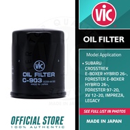 Crosstrek E-Boxer Hybrid 26- Forester E-Boxer Hybrid 26 Forester 97-20 XV 12-20 VIC Oil Filter C-903