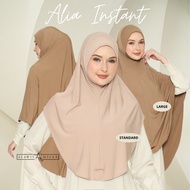 Alawiyahijab - Alia Bergo Daily Jersey Cooltech (Small Size Sport Hijab Large Size Syar'i Hijab) Ins