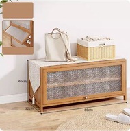 大容量鞋櫃（【海棠花】三層長80cm*寬32cm）