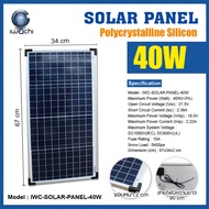 IWACHI แผงไฟโซล่าเซลล์40W 50W 80W 100W