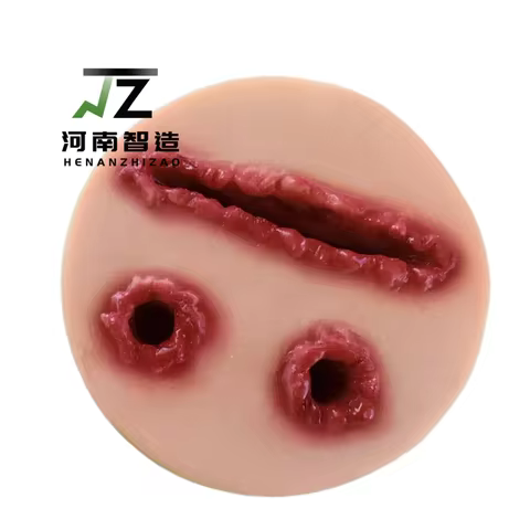 Three-in-One Wound Training Model Knife Wound, Gunshot Wound Simulated Bleeding Trauma Training Mode