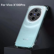 X100Pro 5G(พร้อมส่งในไทย)เคสTPUใสกันกระแทกแบบคลุมกล้องVivo X100/Vivo X100 Proตรงรุ่น