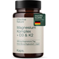 Effective Nature Magnesium Complex with 5 Magnesium Compounds - Vegan