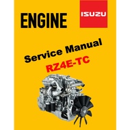ISUZU ENGINE RZ4E-TC SERVICE WORKSHOP MANUAL