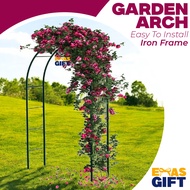 Outdoor Arch Iron Garden Rack Wrought Iron Trellis Climbing Plants Arch Pintu Gerbang Garden Pergola