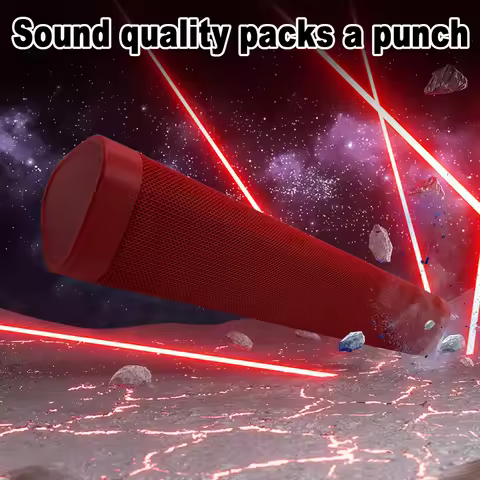 1pc Soundbar Wireless Speaker Portable Mini Speaker Music Box for Christmas Gift