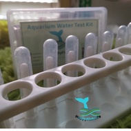 8 Holes 8 Pillar Test Tube with Rack Set with 10ml Plastic Test Tube Rak Tabung Uji 8 Lubang Tabung 
