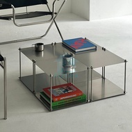 Bauhaus style Stainless Steel Center Table Shelf Sofa DIY Modular Furniture y