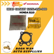 Head Gasket TKR Japan Honda Benly S110 [100% Japan TKR] 12251-350-000 Barang NOS Barang Rare