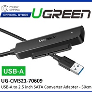 UGREEN USB-A TO 2.5 INCH / USB-C 3.1 TO 2.5 INCH SATA CONVERTER ADAPTER , COMPATIBLE WITH 2.5" HDD /