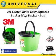 [SG SHOP SELLER] 3M Scotch Brite Easy Squeeze Bucket Mop Bucket / Pail