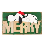 Snoopy 耶誕木質擺飾-Merry【Hallmark禮品 聖誕節系列】