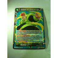 Dragon Ball Super Card Game. Unison Warrior Series Supreme Rivalry - Android 16, Going All Out. BT13