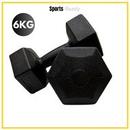 Hexagon Toning Dumbbell Set 3kg x 2pcs