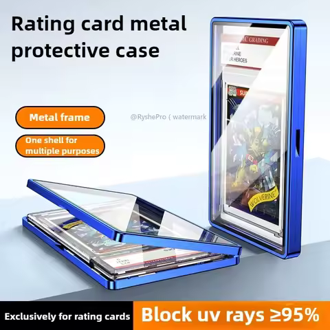 1pc Graded Card Slab Bumper for Standard PSA BGS Slab Case Metal Frame Case for Graded Slabs Grip Ed