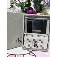 Calvin Klein card wallet/towel set (JPN)