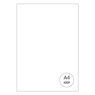 A4 300P (0.37MM) White Sika Paper (25 Pcs) C137-2 (Art Paper/Jam/Paper Art/Material Paper/Printing P