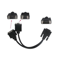 DVI-I 24+5 Dual Link to DVI-D 24+1 Female Splitter Cable + VGA Female