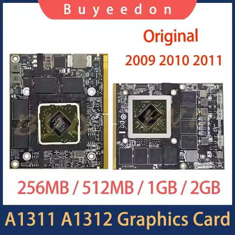 Original A1311 A1312 Video Card For iMac 21.5" 27" A1311 A1312 Graphics Card GPU 256MB 512MB 1GB 2GB