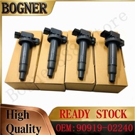 4Pcs Brand New Ignition Coils Ignition System 9091902240 90919-02240 For Toyota IQ Scion Prius Yaris