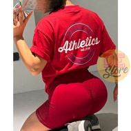 summer AYBL ATHLETICS Loose cotton round neck short sleeved T-shirt 4