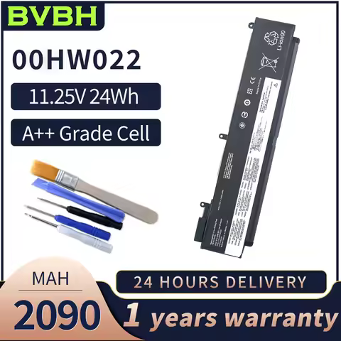 BVBH New 00HW022|00HW023 aptop Battery For Lenovo ThinkPad 01AV406|SB10F46460|L16M3P73|00HW038|01AV4