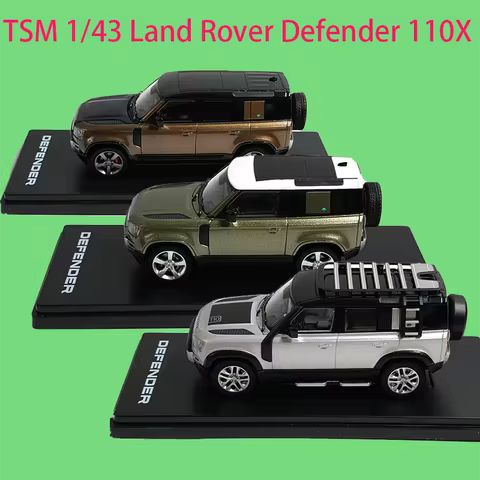 TSM Alloy 1/43 Scale Land Rover Defender 110X Car Model Classic Adult Collection Showcasing Boy Toys