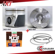 ART ลูกสูบ/แหวน NPR สำหรับ TOYOTA VIGO CHAMP 2.5 KUN16 KUN25-35 รุ่นเครื่อง 2KD VN-TURBO