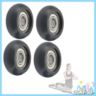 [LUCKY~]4pcs Gym Equipment Roller Wheels Rowing Machines Rollers Guide wheel 32X12x8mm