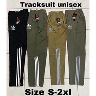 READY STOCK(DEWASA AD）[ADIDA.S]Tracksuit Adida.s Line Bawah  tiga line tracksuit seluar sport Adida.