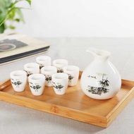 Wine Set Penguin Jug Wine Glass White Wine Wine Set 9 Ceramic Gifts Wine Set