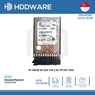 HP 300GB 6G SAS 15K 2.5in DP ENT HDD // 627117-B21 // 627195-001 // EH0300FCBVC // 652625-002