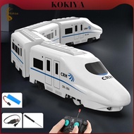 [kokiya] RC Train, RC Toy Train Model, Remote Control Locomotive, Fun Play Set for 6, 7, 8, 9, 10 Ye