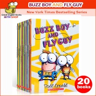 (In Stock) พร้อมส่ง ชุดหนังสือนิทานภาษาอังกฤษ Fly Guy And Buzz 20 Books