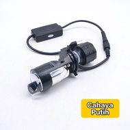 【Lampu Lensa Sepeda Motor】Lampu utama Led  RTD A81/A82 36/40W Mini Projector H4 cut off motor mobil