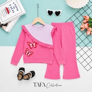TAFA PINK ROPOL BUTTERFLY BOTCUT PJAMAS