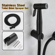 Stainless Steel Toilet Bidet Sprayer Set 3 in 1 Bidet Spray with Holder Bathroom Sprayer