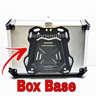 STEEL BASE PLATE / TAPAK BOX TOP BOX ALLUMINIUM KOTAK ALLOY MOTOSIKAL 28L 32L 36L 45L 55L 65L TAPAK 