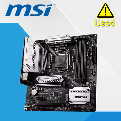 MSI MAG B460M Mortar WiFi Gaming Motherboard (mATX, 10th Gen Intel Core, LGA 1200 Socket, DDR4, CFX,