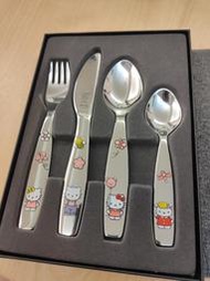 全新 雙人牌 Hello kitty 餐具組 兒童餐具 不鏽鋼