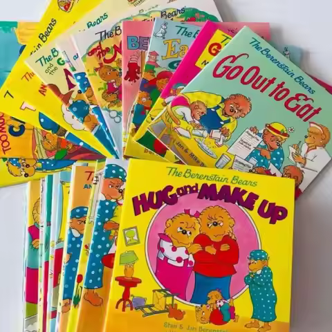 28 Books The Berenstain Bears English Picture Book Children Baby Famous Story Tales Eary Education F