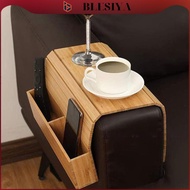 blesiya Couch Cup Holder Couch Cup Holder Tray Wooden Space Saving Hanging Storage Bag Nonslip with 